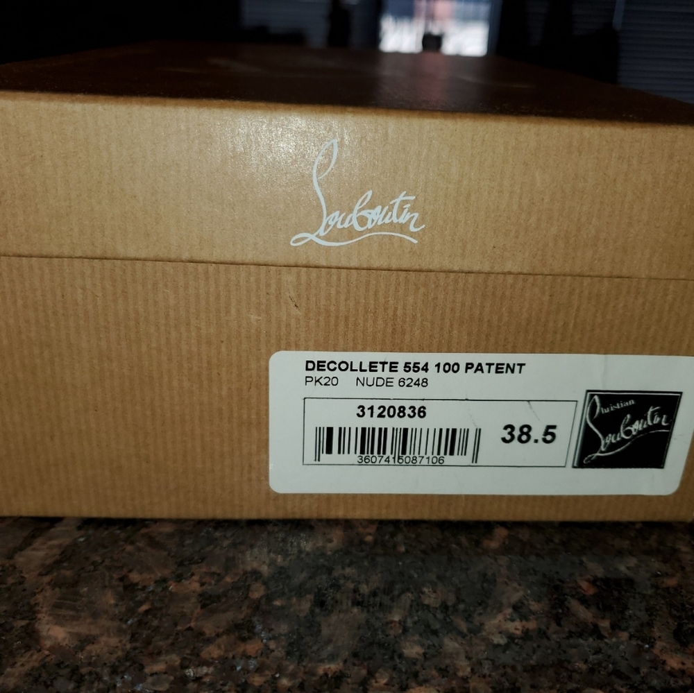 Louboutin Pointy Toe Stiletto "Decollette" 100mm
